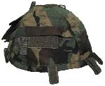 Husa pentru Casca camuflaj woodland