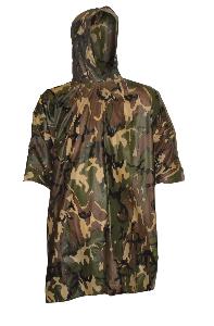 Pelerina Ploaie Poncho Camuflaj Woodland