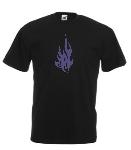 Tricou imprimat Flacara Violet