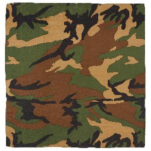 Bandana Patrata Camuflaj Woodland