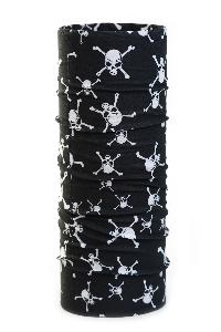 Bandana Tubulara Cap De Mort Neagra