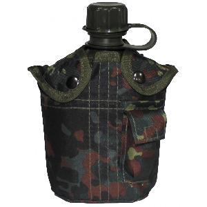Bidon cu Husa Camuflaj Flecktarn