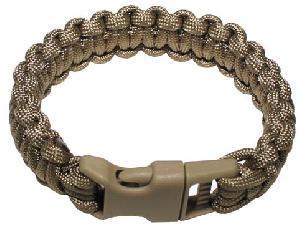 Bratara Paracord coyote Mare