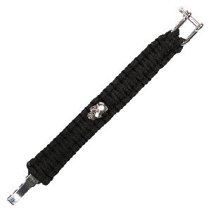 Bratara Paracord cu Craniu, Neagra