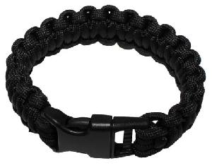 Bratara Paracord neagra Mare
