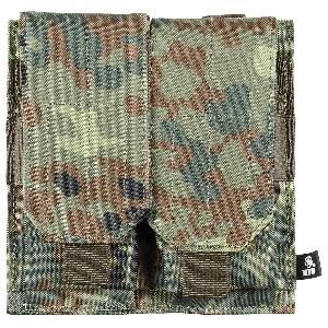 Buzunar Dublu, MOLLE, Camuflaj Flecktarn