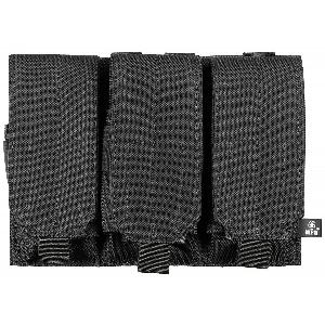 Buzunar Triplu, MOLLE, Negru