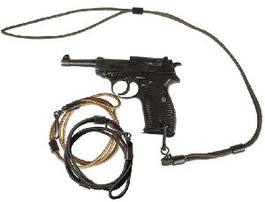 Cablu Siguranta Profesional Pistol, Mil-Tec, Negru