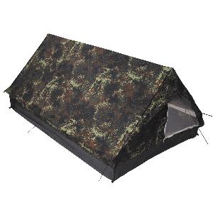 Cort Minipack 2 Persoane Camuflaj Flecktarn