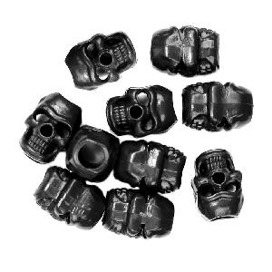 Craniu Cap Snur Plastic, Negru