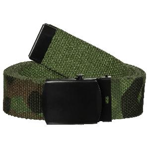Curea Bumbac 3 cm, Camuflaj Flecktarn