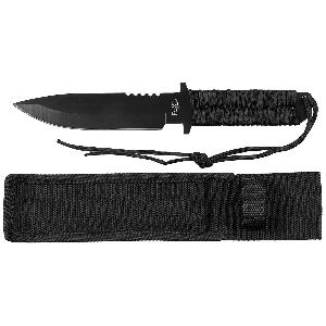 Cutit cu Maner Paracord, Negru