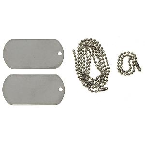 Dog Tag cu Lant Inox