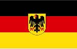Drapel Germania cu Stema