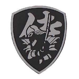 Ecuson 3D PVC SAMURAI SHIELD Gri