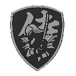 Ecuson 3D PVC SAMURAI SHIELD Gri