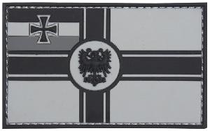 Ecuson 3D PVC Steag German de Razboi, Gri