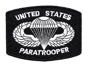 Ecuson Brodat US Paratrooper