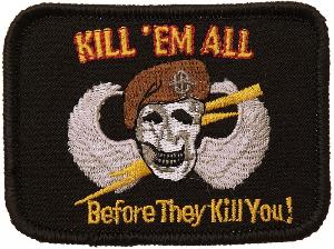 Ecuson Kill'em All cu Velcro