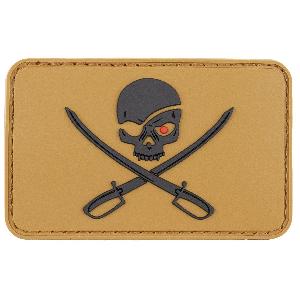 Ecuson PVC 3D PIRATI, Coyote