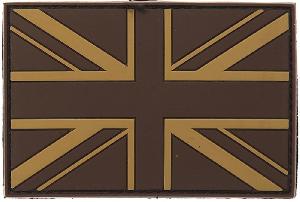 Ecuson PVC Marea Britanie Desert cu Velcro