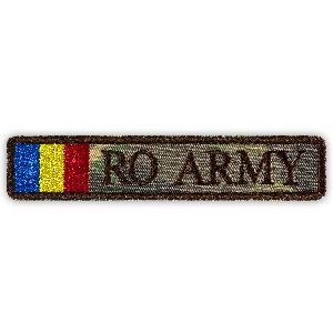 Ecuson RO ARMY cu Drapel Combat Forte Terestre
