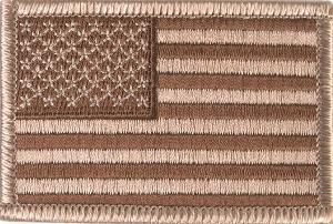 Ecuson Steag US pentru Camuflaj Desert