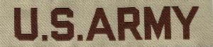 Emblema US ARMY Desert