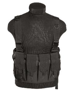 Ham cu Buzunare pentru Incarcatoare, Negru, Mil-Tec