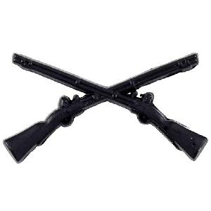 Insigna Pusti, US Infantry, Neagra