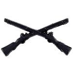Insigna Pusti, US Infantry, Neagra