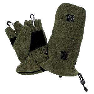 Manusi Fleece cu Acoperire Degete, kaki