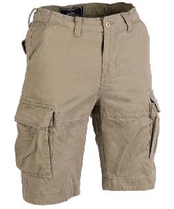 Mil-Tec Prewashed Vintage Short, Kaki