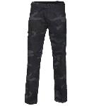 Pantaloni Slim Fit Mil-Tec Ranger, Black Camo