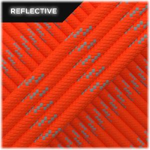 Paracord Orange Reflectorizant, la Metru