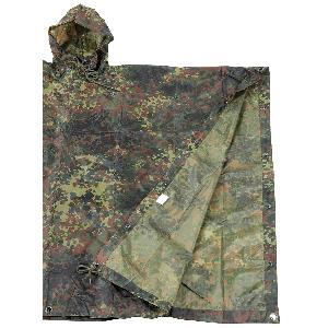 Pelerina Ploaie Ripstop Camuflaj Flecktarn