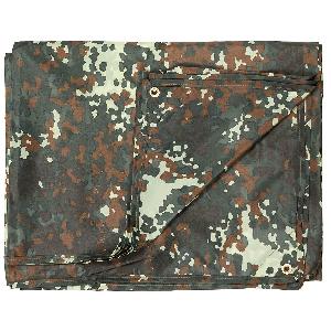 Prelata Impermeabila 2x3 m, Camuflaj Flecktarn