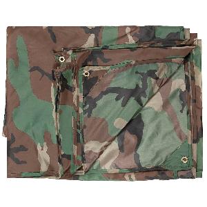 Prelata Impermeabila 2x3 m, Camuflaj Woodland