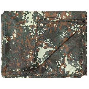 Prelata Impermeabila 4x3 m, Camuflaj Flecktarn