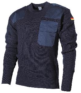 Pulover Armata Germana, Lana, Bleumarin