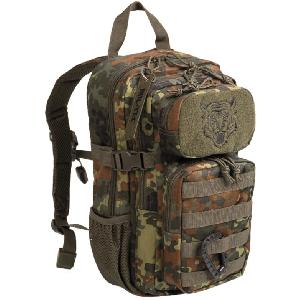 Rucsac Asalt Mil-Tec 14 Litri, Camuflaj Flecktarn
