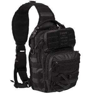 Rucsac Tactic One Strap Mil-Tec, Negru