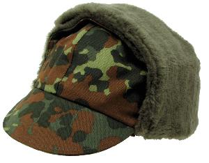 Sapca cu Urechi, Germania, camuflaj flecktarn, Noua