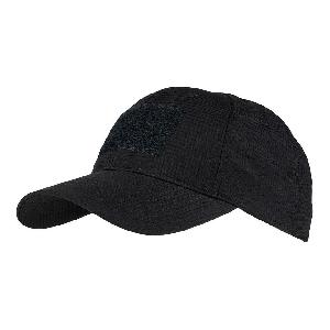 Sapca Velcro, Ripstop Poliester, Neagra