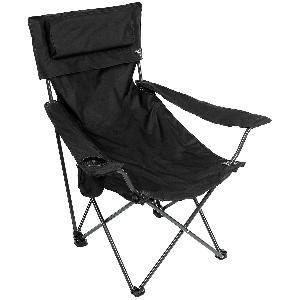 Scaun Pliant Camping, Negru