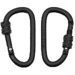 Set 2 Carabine cu Blocare 6 cm, Negre