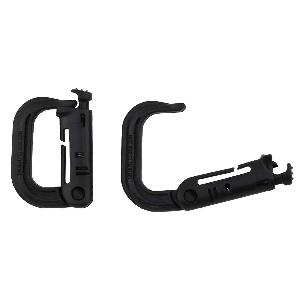 Set 2 Carabine Plastic MOLLE, Negre