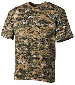 Tricou Camuflaj Digital Woodland