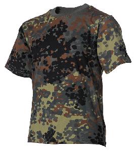 Tricou Copii, Gros, Camuflaj Flecktarn