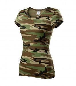 Tricou Dama Malfini, Camuflaj Woodland